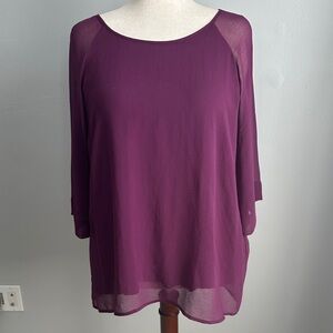 Chic Plum Blouse for Women